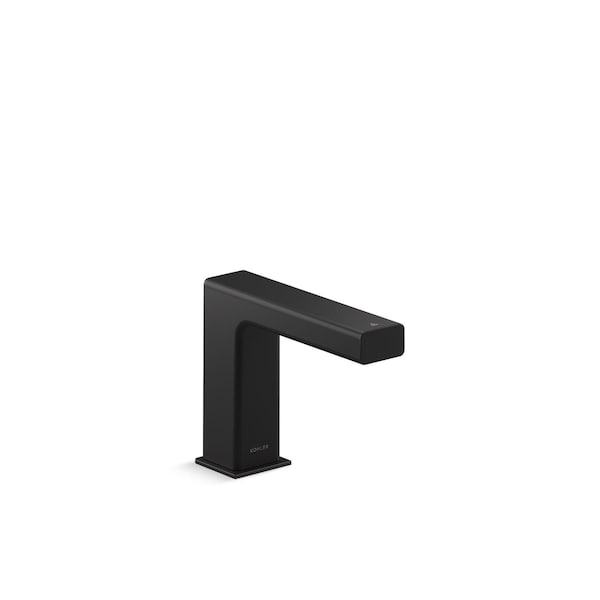 Kohler Strayt Touchless Faucet With Kinesis Sensor Technology, Ac-Powered In Matte Black 103S36-SANA-BL - main